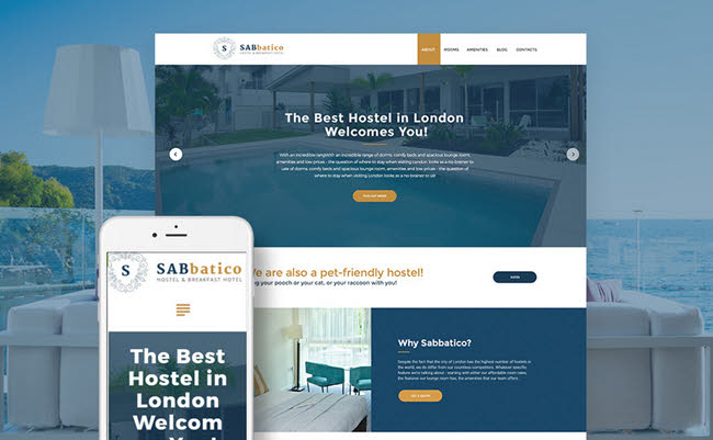 SabBatico - Hostel & Bed & Breakfast Hotel WordPress Theme