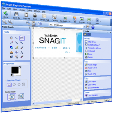 snagit3 SnagIt — A fast and easy to use Screen Capture tool and Image Editor