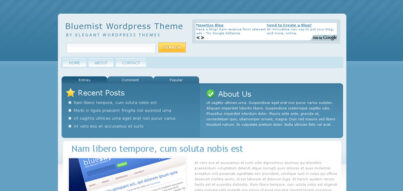 BlueMist WordPress Theme