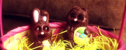 Two Chocolate Bunnies