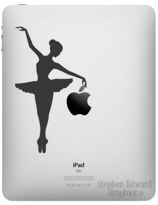 iPad Decal -  Ballerina