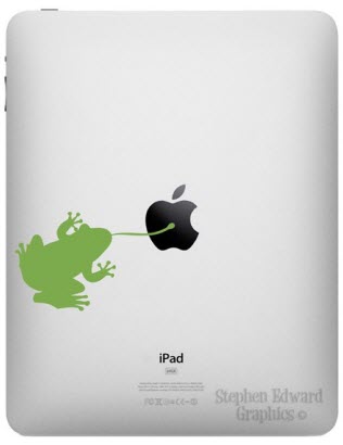 iPad Decal - Sticky frog