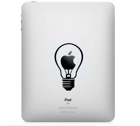 iPad Decal - bulb