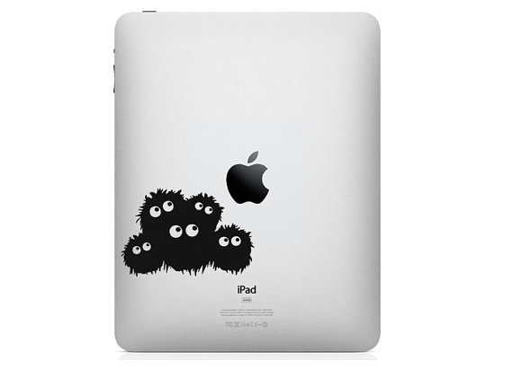 iPad Decal - dust bugs