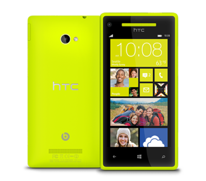 HTC 8X yellow