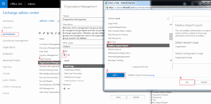 PST to Office 365 Exchange Online