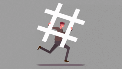 Illustration - Keywords and Hashtags: How to SEO