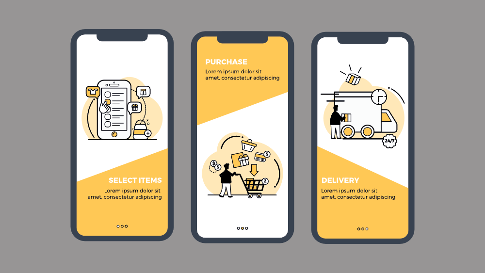 Vector Illustration - Mobile Websites for Small Business